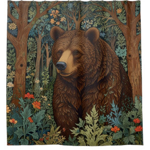 Rustic retro brown bear