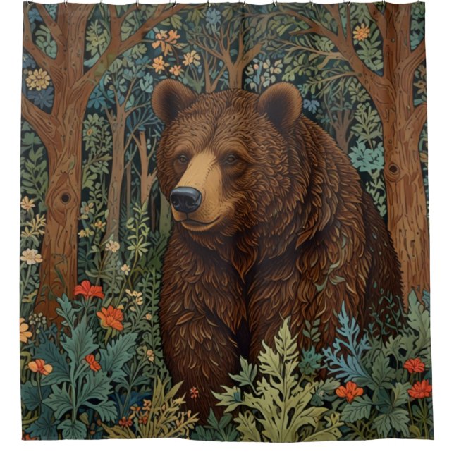 Rustic retro brown bear (Front)