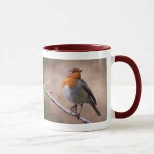 Rustic Robin Mug