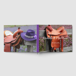 Rustic Romance: Saddle on the Fence Wedding Guest Book