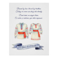 Rustic Romanian Wedding Traditional Folk Costumes