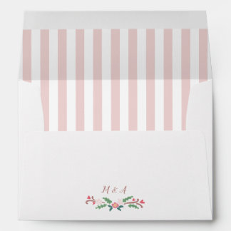 Rustic Romantic Floral Bunch Envelope