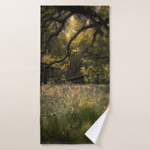 Rustic Romantic Floral Enchanted Forest Flowers Ba Bath Towel Set