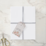 Rustic Romantic Roses Garden Wedding Personalized Gift Tags<br><div class="desc">Create memorable wedding favours with coordinated packaging! Elegant garden roses in shabby chic style cast a warm hint of blush and coral for a farmhouse wedding celebration! This design is perfect for a country, cottage, or even garden gathering. • Coordinate it! Browse the Rustic Romantic Roses Wedding Collection for all...</div>