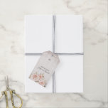 Rustic Romantic Roses Garden Wedding Personalized Gift Tags<br><div class="desc">Create memorable wedding favours with coordinated packaging! Elegant garden roses in shabby chic style cast a warm hint of blush and coral for a farmhouse wedding celebration! This design is perfect for a country, cottage, or even garden gathering. • Coordinate it! Browse the Rustic Romantic Roses Wedding Collection for all...</div>