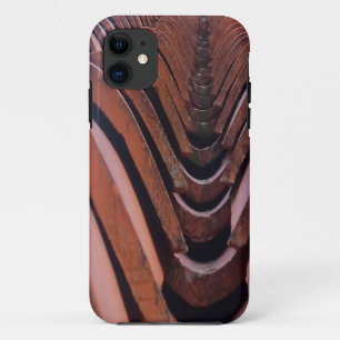 Rustic Roof Tiles with Unique Perspective   iPhone 11 Case