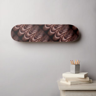 Rustic Roof Tiles with Unique Perspective Skateboard