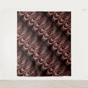 Rustic Roof Tiles with Unique Perspective Tapestry