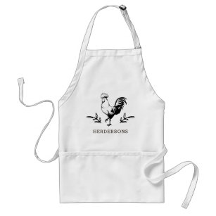 Rustic Rooster Personalized Standard Apron