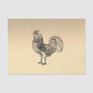 Rustic Rooster  Tissue Paper