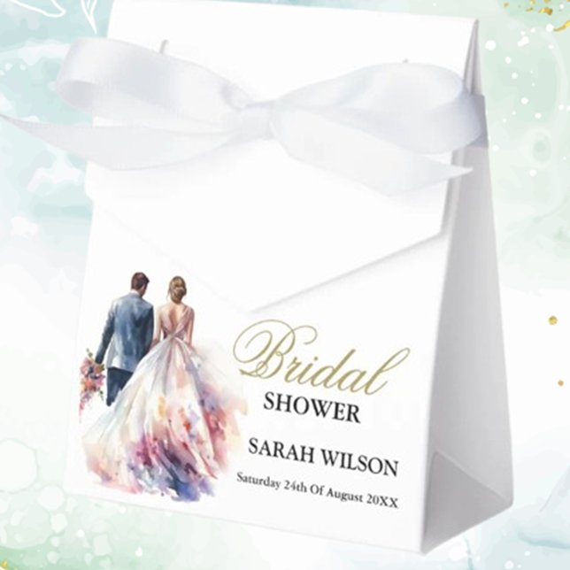 Rustic Rose Boho Floral Wedding Favor Box (Delight guests with Rustic Rose Boho Floral Wedding Favor Boxes )