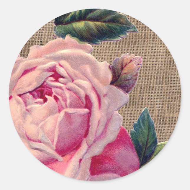 Rustic Rose Envelope Seal (Front)