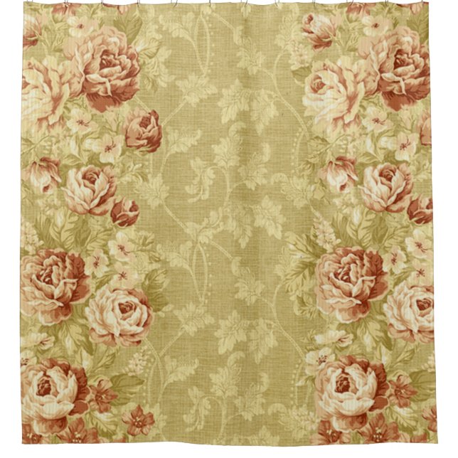 rustic,rose,maroon,khaki,vintage,victorian,pattern (Front)
