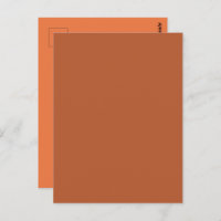 Rustic Rust Brown Solid Colour