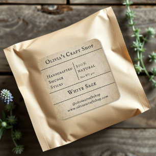 Rustic Sage Smudge Labels