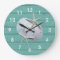 Rustic Sand Dollar Starfish Wall Clock