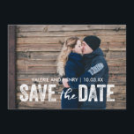 Rustic Save The Date Full Bleed Photo<br><div class="desc"></div>