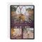RUSTIC Save the Date Wedding PHOTO COLLAGE Purple