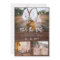 RUSTIC Save the Date Wedding PHOTO COLLAGE - Wood