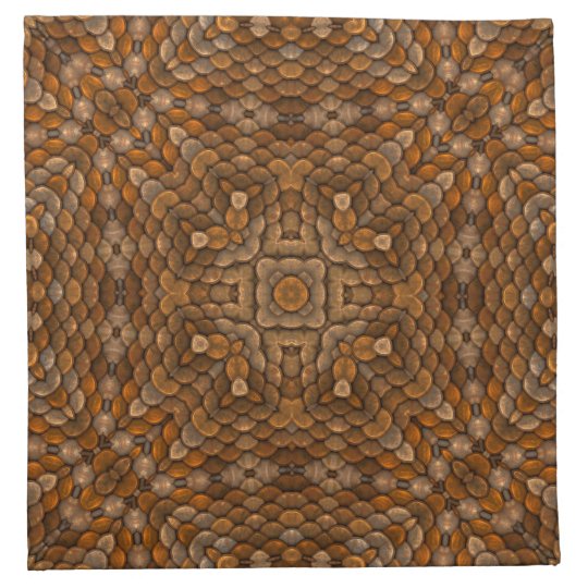 Rustic Scales Colourful Cloth Napkins
