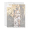 Rustic Script Photo Modern Wedding Invitation