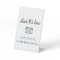 Rustic Script Share The Love Wedding Hashtag Sign