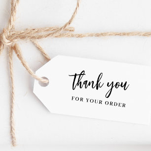 Rustic Script Thank You for Your Order Product Self-inking Stamp
