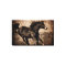 Rustic Sepia Galloping Horse