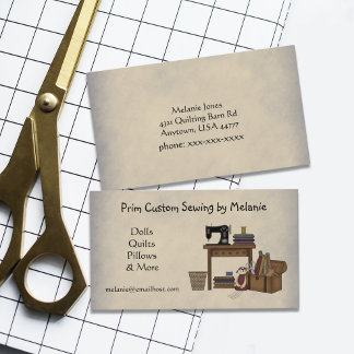 Rustic Sewing Arts Carte de visite
