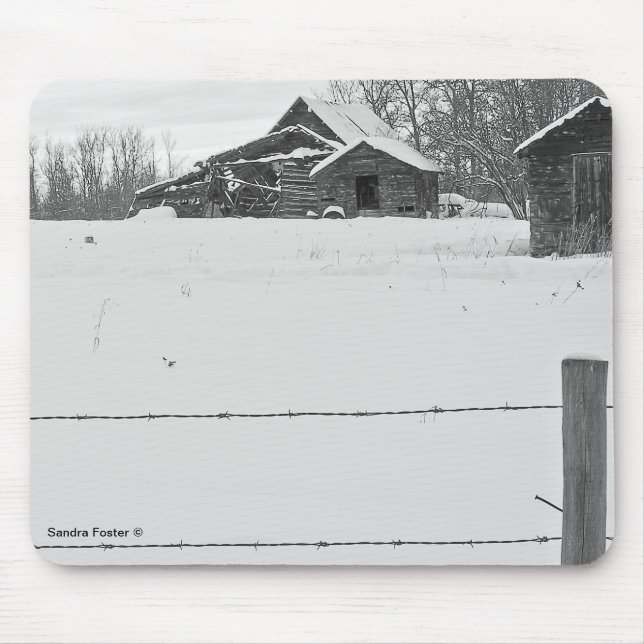 Rustic Shacks Mouse Pad (Front)