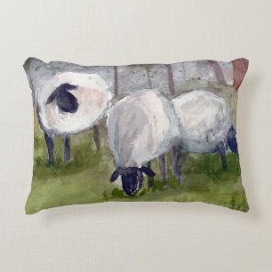 Rustic Sheep Accent Pillow