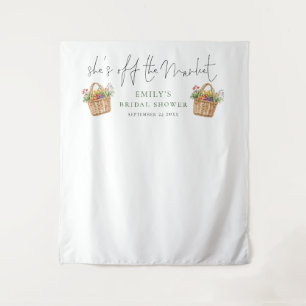 Rustic Shes off the Market Photo Backdrop Tapestry