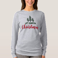 Rustic simple evergreen Up North Christmas