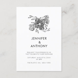 Rustic Simplicity Wedding Invitation
