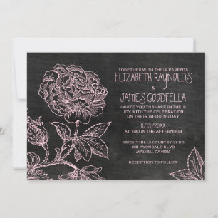 Rustic Slate Wedding Invitations