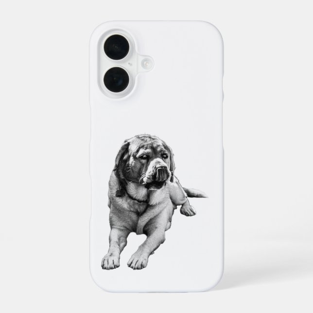 Rustic Smile Guard iPhone 16 Case (Back)