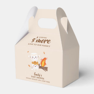 Rustic  S'more Love Campfire Baby Shower  Favor Box