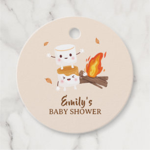 Rustic  S'more Love Campfire Baby Shower  Favour Tags