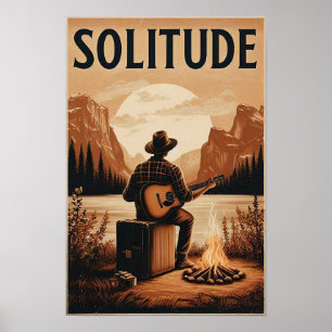 Rustic Solitude in a Mountain Wilderness Poster