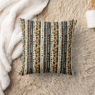 Rustic Southwestern Stripe Pattern (3) Throw Pillow