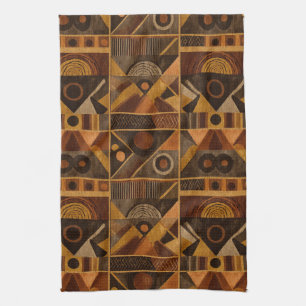 Rustic Southwestern Stripe Pattern (4) Kitchen Towel