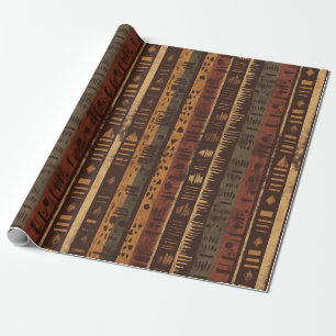 Rustic Southwestern Stripe Pattern (5) Wrapping Paper