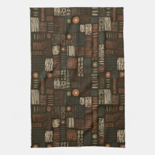 Rustic Southwestern Stripe Pattern (8) Kitchen Towel