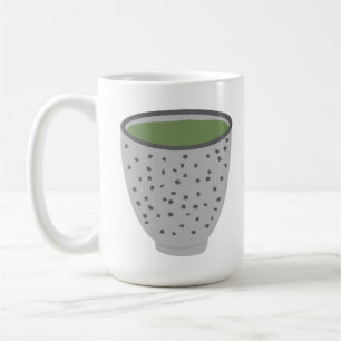 Rustic Speckled Matcha Tea Bowl Pottery Coffee Mug
