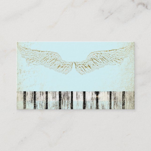 Rustic, Spiritual, Angel Wings, Business Cards, Business Card (Front)