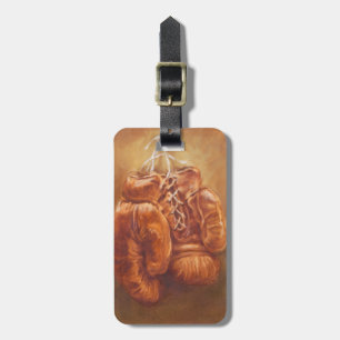 Rustic Sports   Boxing Glove Luggage Tag