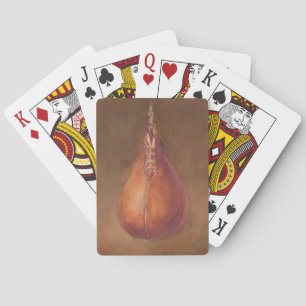 Rustic Sports Boxing Playing Cards