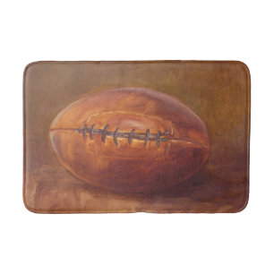 Rustic Sports   Football Bath Mat