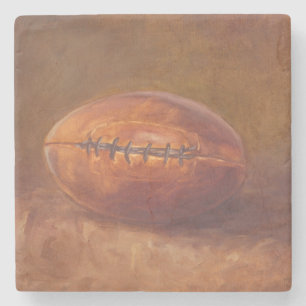 Rustic Sports   Football Stone Coaster