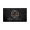 Rustic Stamped Logo on Black Wood Construction